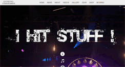 Desktop Screenshot of ihitstuff.com